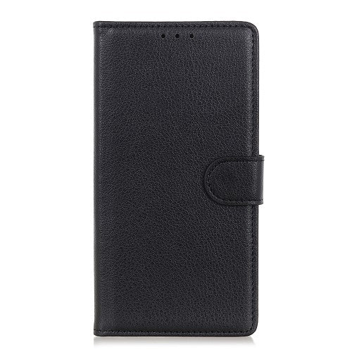 Litchi Skin Cover for Samsung Galaxy A50 - Black — Litchi