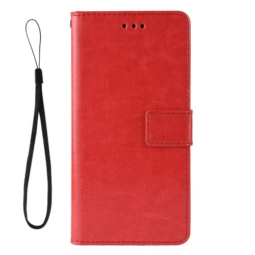 Crazy Horse Cover for Samsung Galaxy A10 - Red