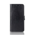 Crazy Horse PU-Leather Cover for Samsung Galaxy A10 - Black