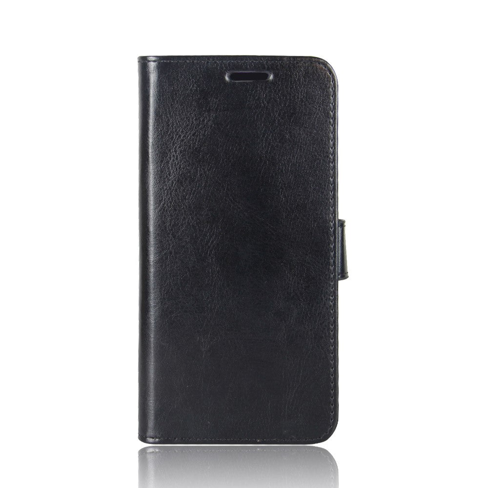 Crazy Horse PU-Leather Cover for Samsung Galaxy A10 - Black