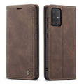 CASEME 013 Series Wallet Cover for Samsung Galaxy S20 Plus - Dark Brown
