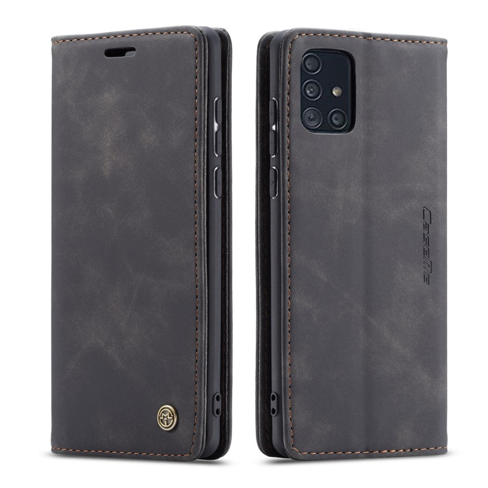 CASEME 013 Series Wallet Cover for Samsung Galaxy A71 - Black — CASEME