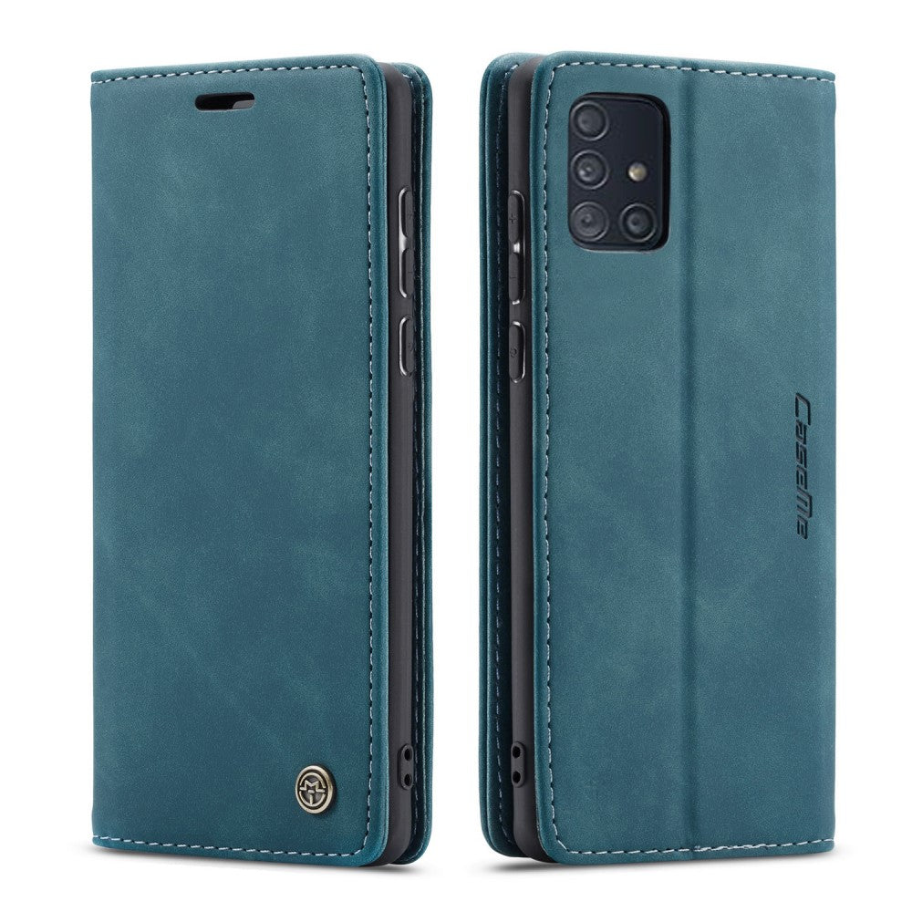 CASEME 013 Series Wallet Cover for Samsung Galaxy A71 - Green