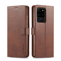 LC.IMEEKE Samsung Galaxy S20 Ultra wallet case - Coffee — LC.IMEEKE