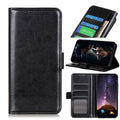 Crazy Horse Wallet Cover for Samsung Galaxy A21s - Black