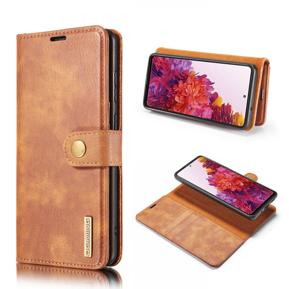 DG.MING Detachable 2-in-1 Samsung Galaxy S20 FE cover - Brown