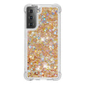 Samsung Galaxy S21 Dynamic Quicksand Case - Gold