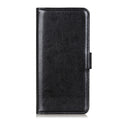 Crazy Horse Wallet Cover for Samsung Galaxy A52 4G/5G & A52s 5G - Black — Crazy