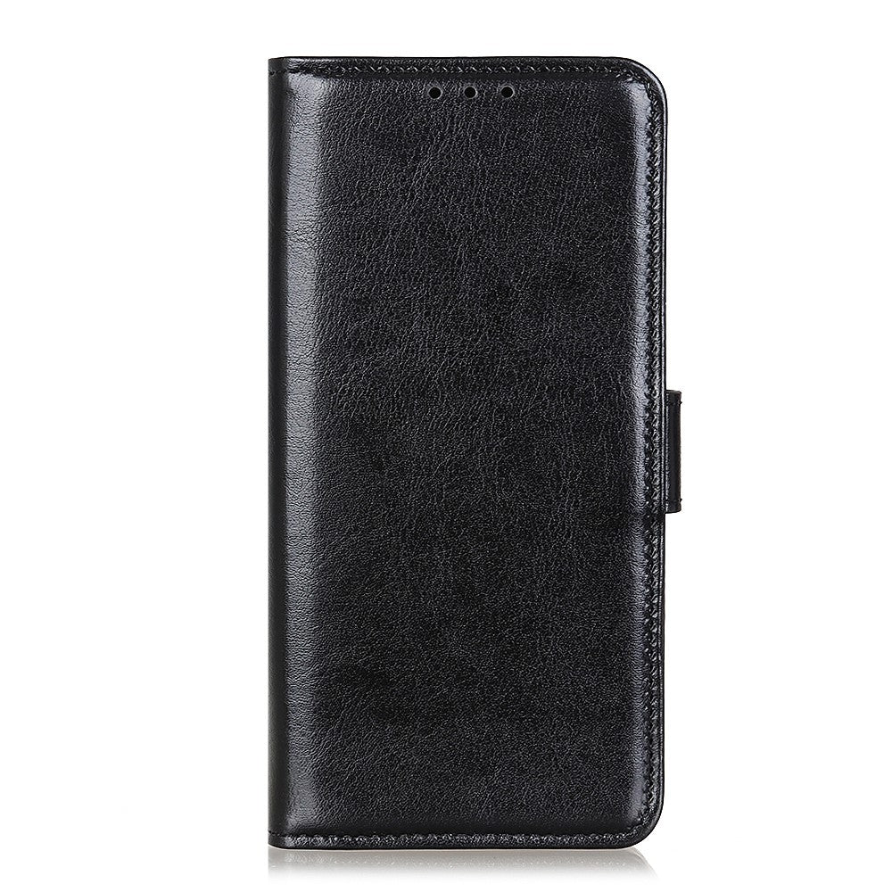 Crazy Horse Wallet Cover for Samsung Galaxy A52 4G/5G & A52s 5G - Black — Crazy