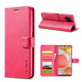 LC IMEEKE Wallet Cover for Samsung Galaxy A42 - Pink — LC