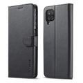 LC.IMEEKE Wallet Cover for Samsung Galaxy A12 5G - Black