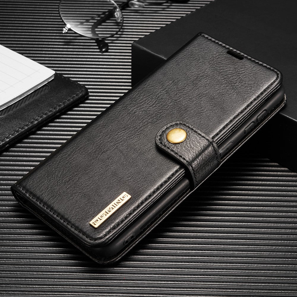 DG.MING 2-in-1 Wallet Cover for Samsung Galaxy S21 Plus 5G - Black — DG.MING