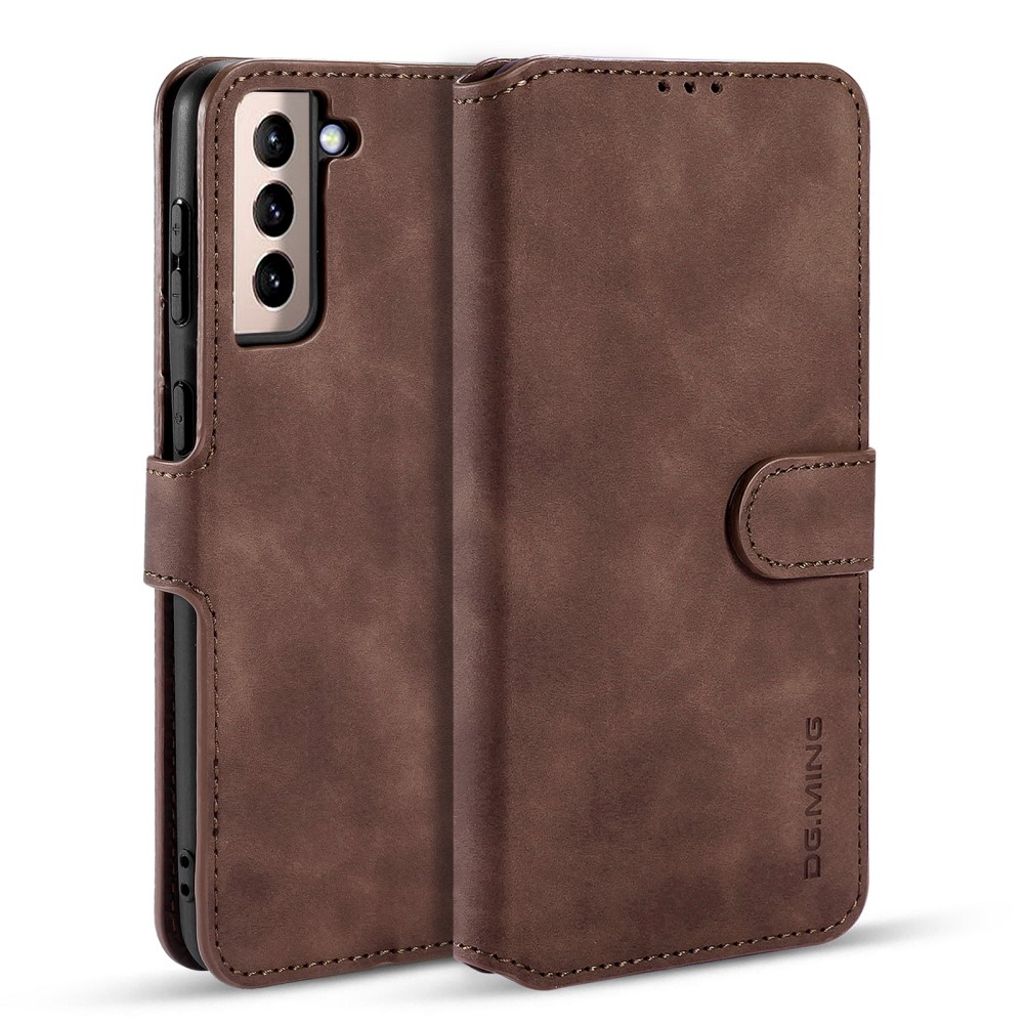 DG.MING Samsung Galaxy S21 4G, 5G cover - Coffee
