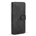 DG.MING Retro Wallet Cover for Samsung Galaxy S21 Plus 5G - Black