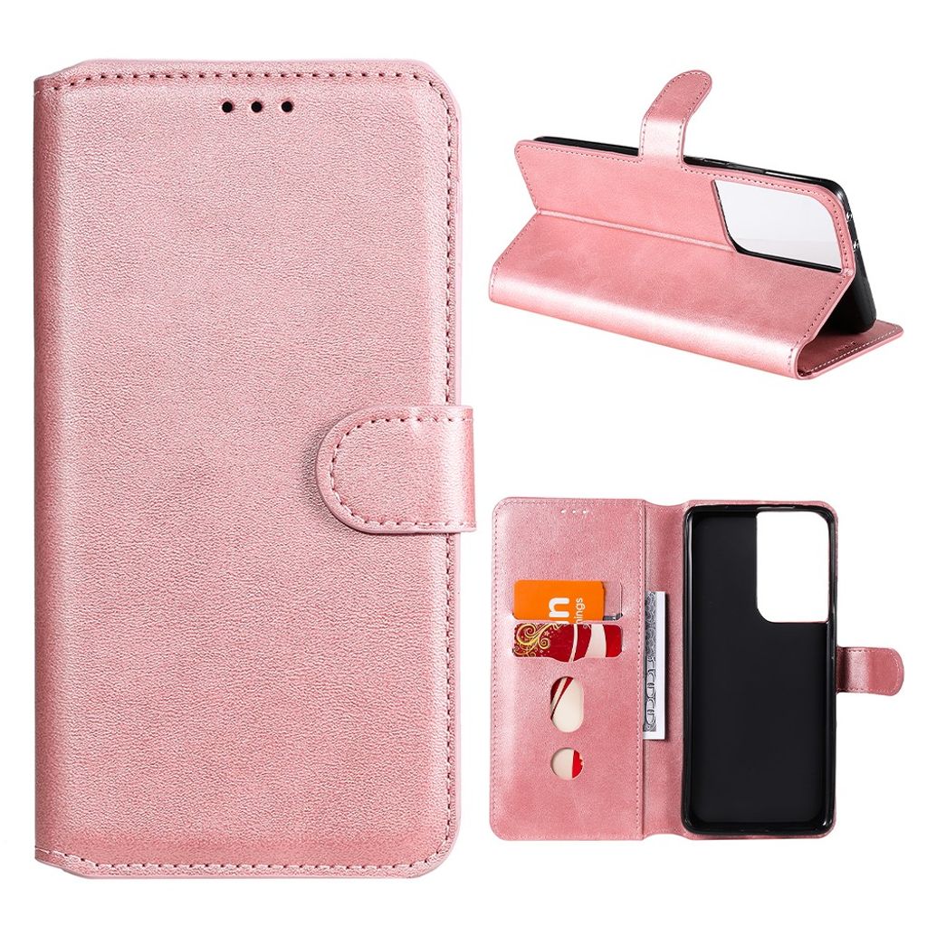 Samsung Galaxy S21 Ultra 5G wallet cover - Rose gold — Samsung