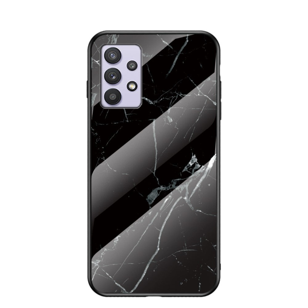 Cover Tempered Glas for Samsung Galaxy A32 5G - Black Marble