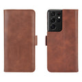 Wallet Cover for Samsung Galaxy S21 Ultra 5G - Brown — Wallet