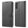 LC.IMEEKE Wallet Cover for Samsung Galaxy S21 FE - Black — LC.IMEEKE