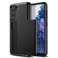 Samsung Galaxy S21 FE case with a card holder - Black — Samsung