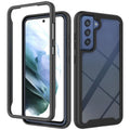 Shockproof Samsung Galaxy S21 FE hybrid case - Black