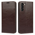 Samsung Galaxy S21 FE wallet cover - Coffee