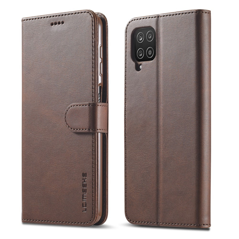 LC IMEEKE Samsung Galaxy A22 4G cover - Dark brown