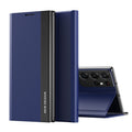 Foldable Samsung Galaxy S21 Ultra 5G cover with a stand - Dark blue — Foldable