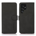 KHAZNEH Samsung Galaxy S22 Ultra 5G wallet cover - Black
