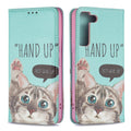 Samsung Galaxy S22 5G wallet cover - Cat — Samsung
