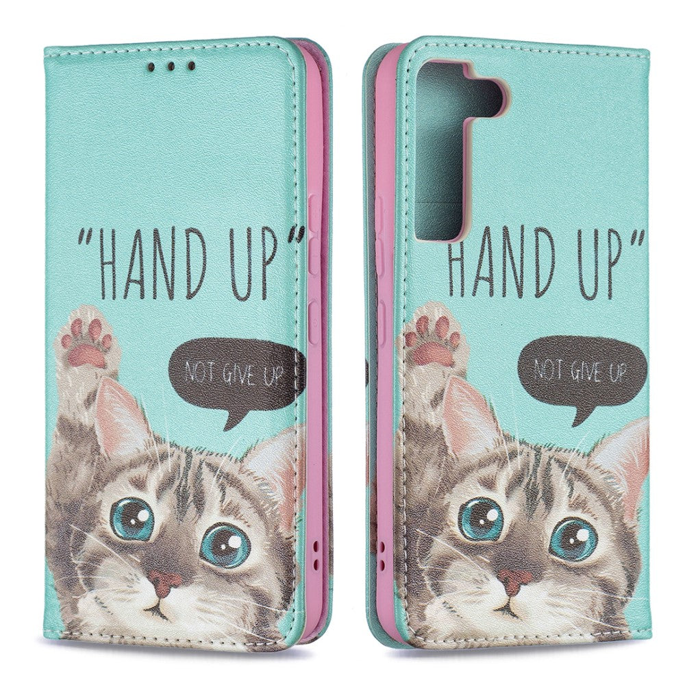 Samsung Galaxy S22 5G wallet cover - Cat — Samsung
