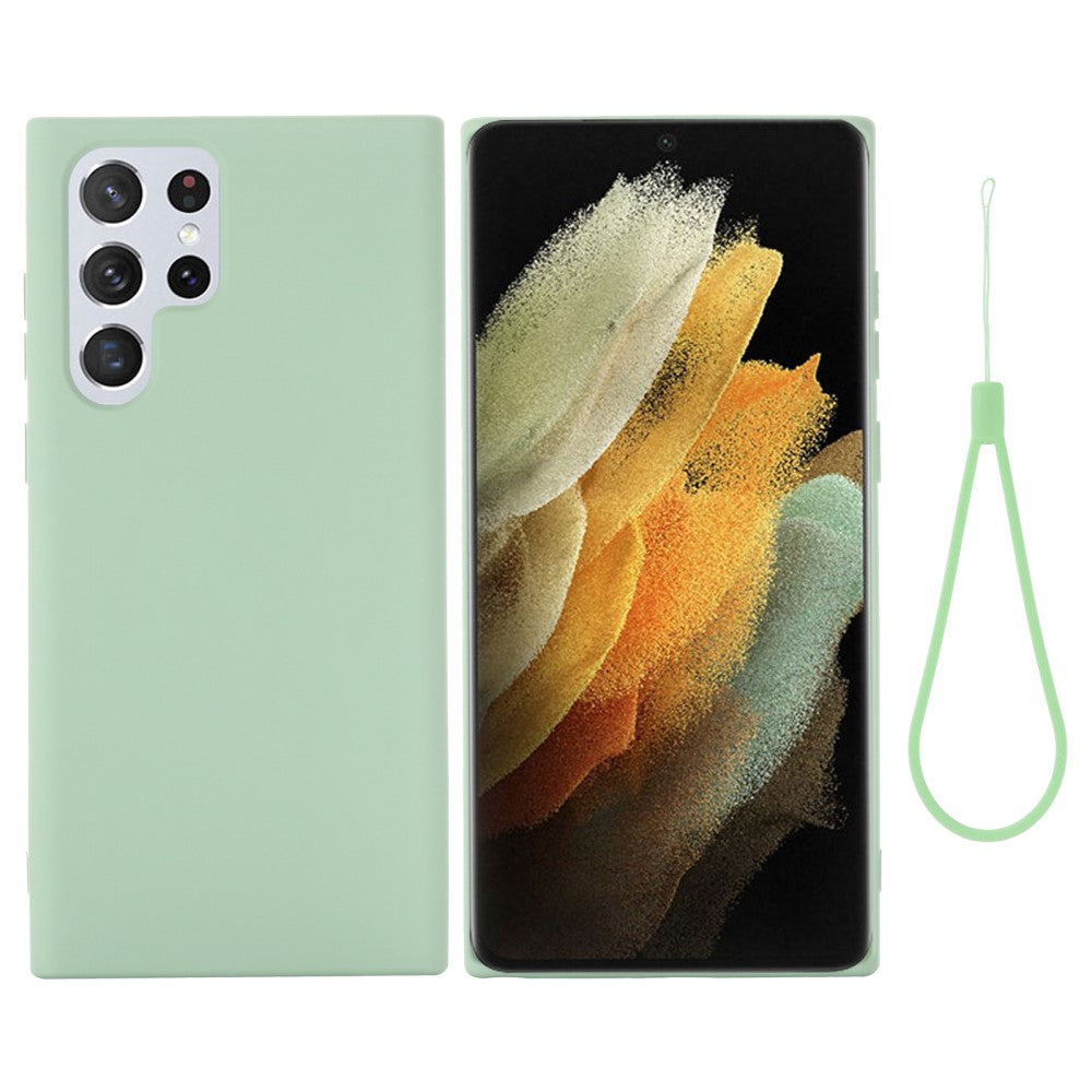 Samsung Galaxy S22 Ultra 5G silicone case - Green — Samsung
