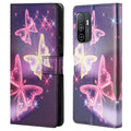 Samsung Galaxy A53 5G wallet cover - Sparkle Butterflies