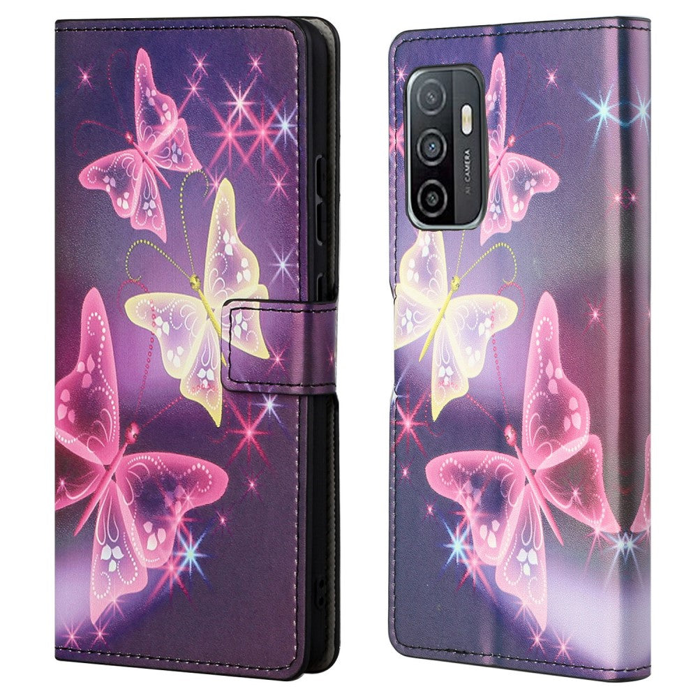Samsung Galaxy A53 5G wallet cover - Sparkle Butterflies