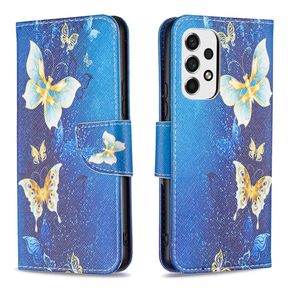 Samsung Galaxy A53 5G wallet cover - Golden Butterfly