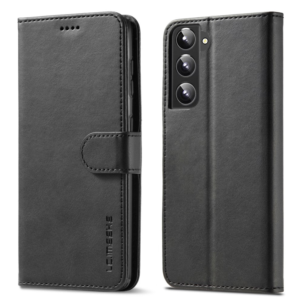 LC.IMEEKE Samsung Galaxy S22 5G wallet cover - Black — LC.IMEEKE