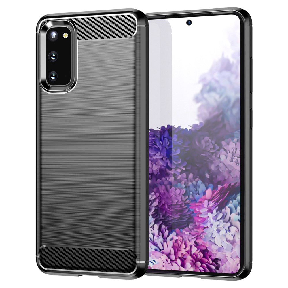 Carbon Fiber Texture Samsung Galaxy S20 case - Black — Carbon