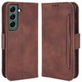 Samsung Galaxy S22 plus 5G wallet cover - Brown — Samsung