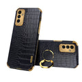 Samsung Galaxy A13 5G/ A04s 4G Electroplated Crocodile Case - Black
