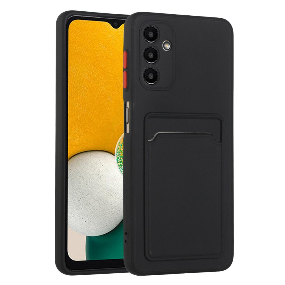 Samsung Galaxy A13 5G/ A04s 4G Case with Card Holder - Black
