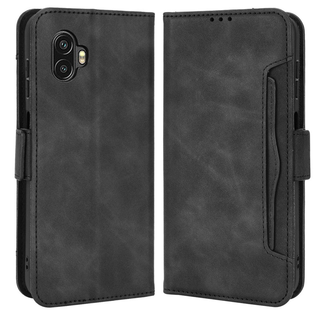 Samsung Galaxy Xcover 6 Pro 5G PU Leather Wear-resistant phone cover - Black — Samsung
