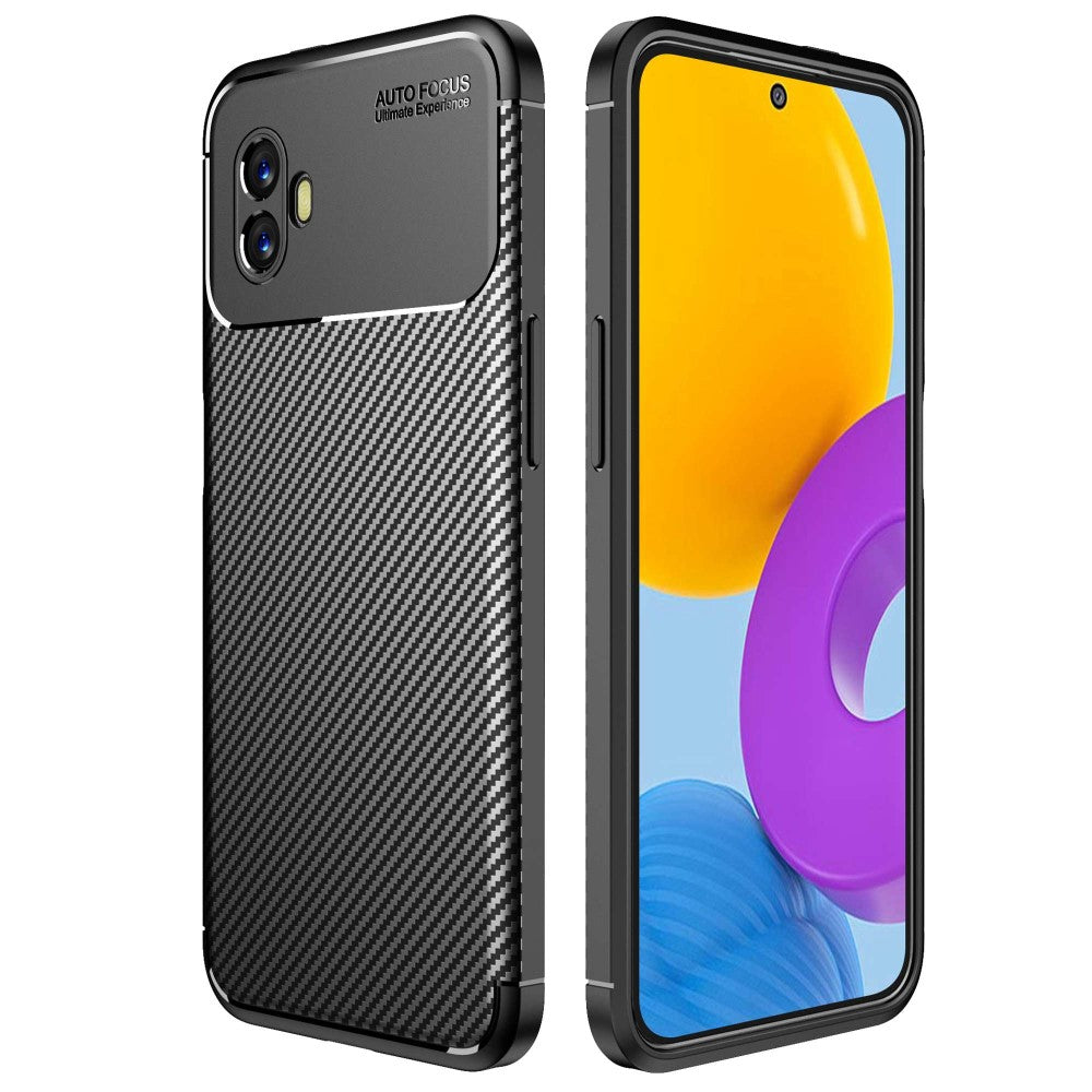 Samsung Galaxy Xcover 6 Pro 5G Carbon Fiber Texture case - Black
