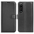 Sony Xperia 1 IV Wallet Cover - Black — Sony