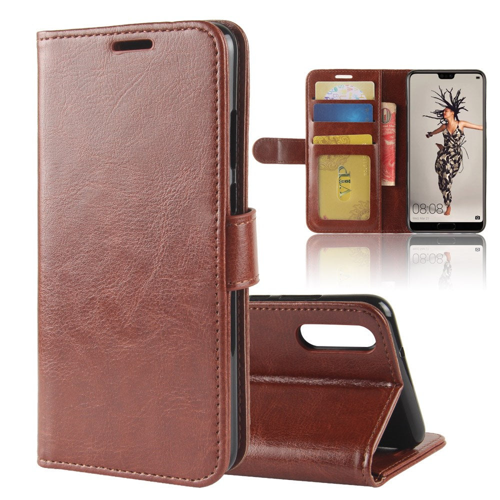 Crazy Horse Cover for Huawei P20 - Brown