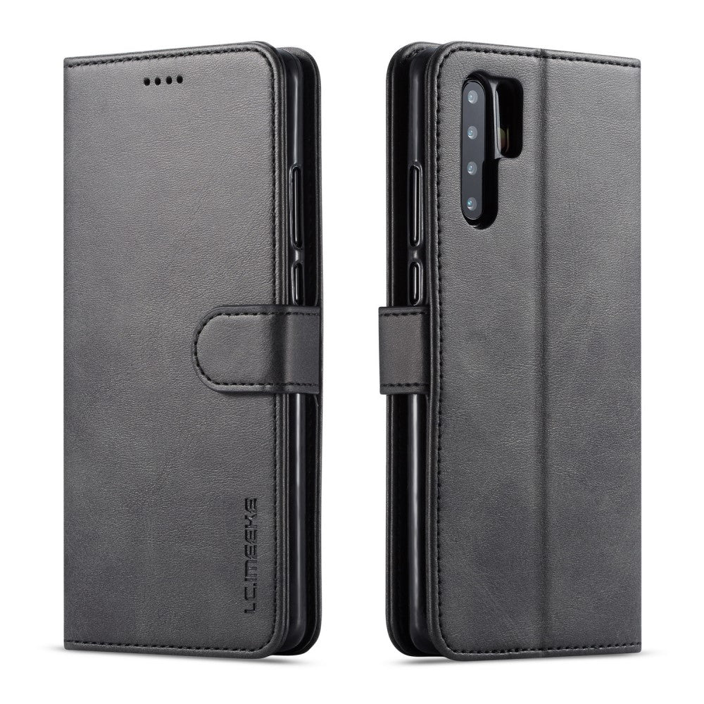 LC.IMEEKE Wallet Cover for Huawei P30 Pro - Black