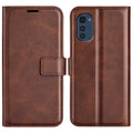 Motorola Moto E32 4G Bookstyle Magnetic Flip cover - Brown