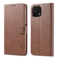 LC.IMEEKE Xiaomi Mi 11 Lite 4G, 5G, 11 Lite 5G NE cover - Coffee — LC.IMEEKE