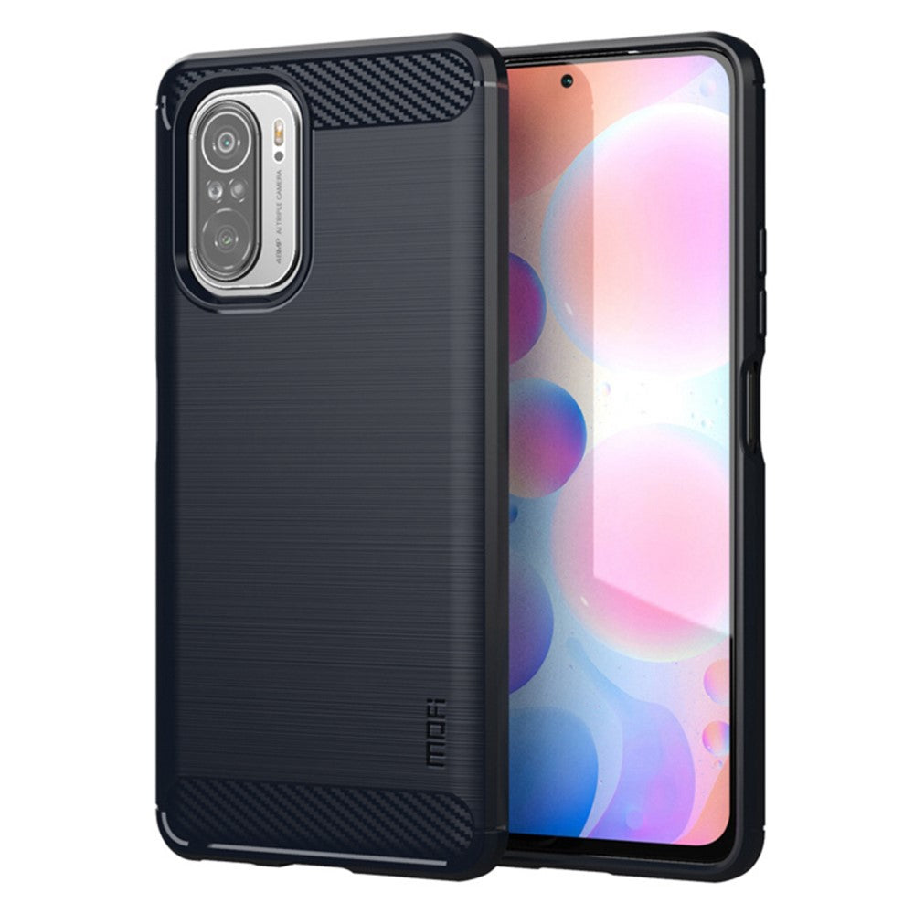 MOFI Xiaomi Redmi K40, K40 Pro, K40 Pro plus, Mi 11i, Poco F3 case - Blue