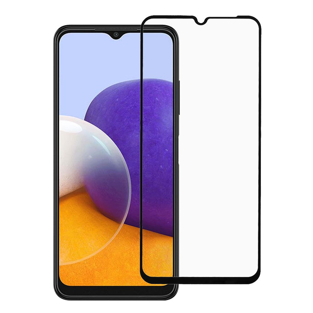 Samsung Galaxy A22 5G screen protector in tempered glass