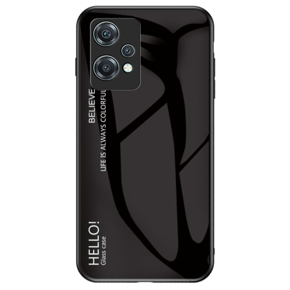OnePlus Nord CE 2 Lite 5G Tempered Glass+Hard PC+Soft TPU case - Black