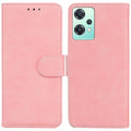 OnePlus Nord CE 2 Lite 5G Solid Color wallet cover - Pink — Övrigt